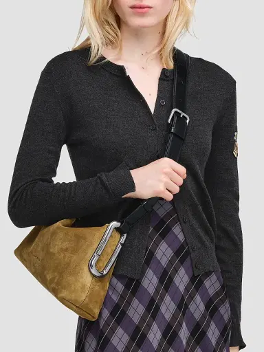 Marc Jacobs Women's Scene Suede Shoulder Bag - Hazelnut | Thumbnail 3 Marc Jacobs Women's Scene Suede Shoulder Bag - Hazelnut | Thumbnail 3