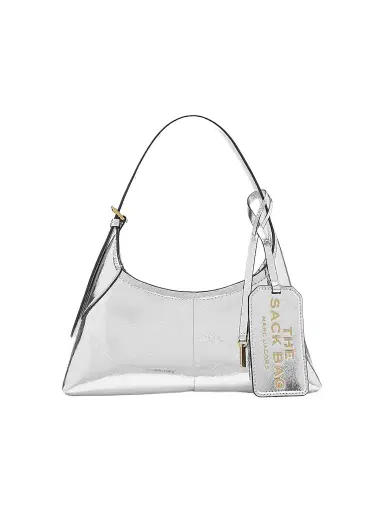 Marc Jacobs Women's Belted Sack Shoulder Bag - Silver | Thumbnail 1 Marc Jacobs Women's Belted Sack Shoulder Bag - Silver | Thumbnail 1