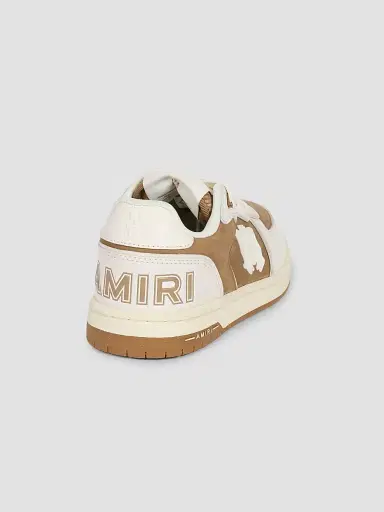 Amiri Women's Newport Leather Low-Top Sneakers - Fossil | Thumbnail 2 Amiri Women's Newport Leather Low-Top Sneakers - Fossil | Thumbnail 2
