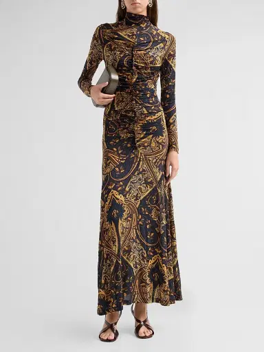 Ulla Johnson Women's Ida Gathered Seam Maxi Dress | Thumbnail 2 Ulla Johnson Women's Ida Gathered Seam Maxi Dress | Thumbnail 2