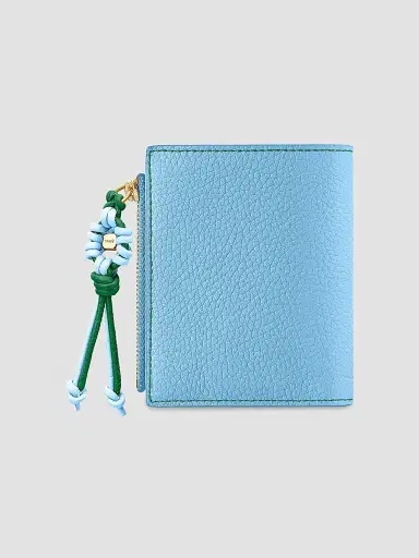 MAISON de SABRÉ Women's Bloom Edition Leather Bifold Wallet - Sky Emerald | Thumbnail 3 MAISON de SABRÉ Women's Bloom Edition Leather Bifold Wallet - Sky Emerald | Thumbnail 3
