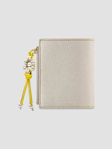 Maison de Sabre Women's Bloom Edition Leather Bifold Wallet - Foam Daisy | Thumbnail 3 Maison de Sabre Women's Bloom Edition Leather Bifold Wallet - Foam Daisy | Thumbnail 3