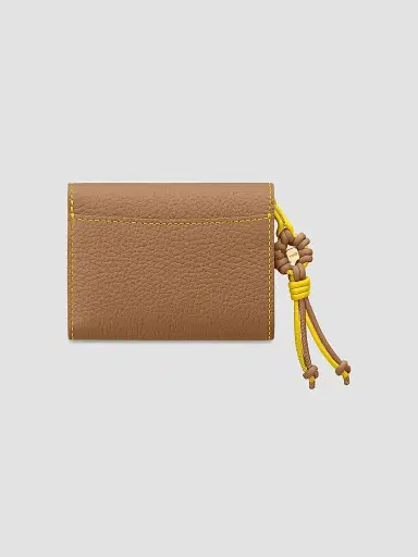 Maison de Sabre Women's Bloom Edition Leather Trifold Wallet - Sandstone Daisy | Thumbnail 4 Maison de Sabre Women's Bloom Edition Leather Trifold Wallet - Sandstone Daisy | Thumbnail 4