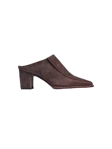 Bernardo Women's Brynn Heeled Mules - Dark Chocolate | Thumbnail 1 Bernardo Women's Brynn Heeled Mules - Dark Chocolate | Thumbnail 1