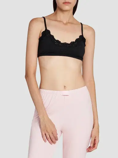 MOSCHINO Women's Lace Bandeau Bra - Black | Thumbnail 3 MOSCHINO Women's Lace Bandeau Bra - Black | Thumbnail 3