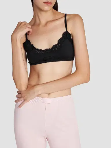 MOSCHINO Women's Lace Bandeau Bra - Black | Thumbnail 5 MOSCHINO Women's Lace Bandeau Bra - Black | Thumbnail 5
