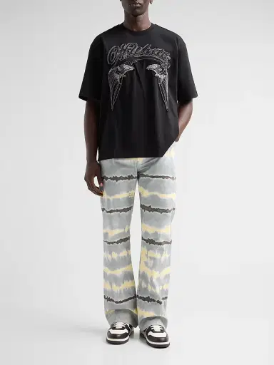 Off-White Men's Skyline Skate Cotton Crewneck T-Shirt | Thumbnail 2 Off-White Men's Skyline Skate Cotton Crewneck T-Shirt | Thumbnail 2