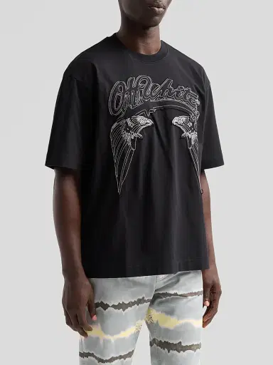 Off-White Men's Skyline Skate Cotton Crewneck T-Shirt | Thumbnail 4 Off-White Men's Skyline Skate Cotton Crewneck T-Shirt | Thumbnail 4