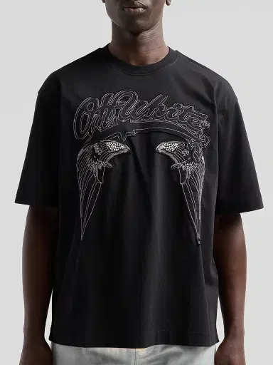 Off-White Men's Skyline Skate Cotton Crewneck T-Shirt | Thumbnail 5 Off-White Men's Skyline Skate Cotton Crewneck T-Shirt | Thumbnail 5