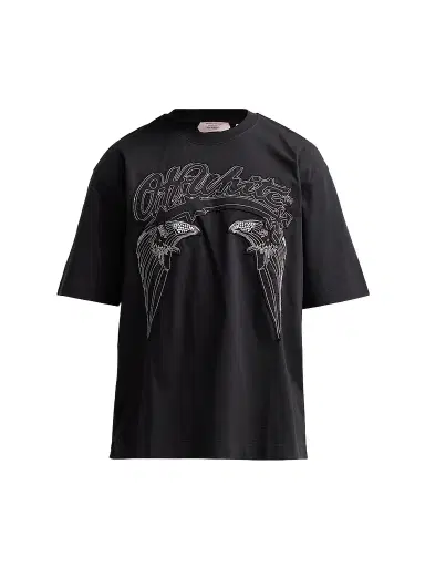 Off-White Men's Skyline Skate Cotton Crewneck T-Shirt | Thumbnail 1 Off-White Men's Skyline Skate Cotton Crewneck T-Shirt | Thumbnail 1