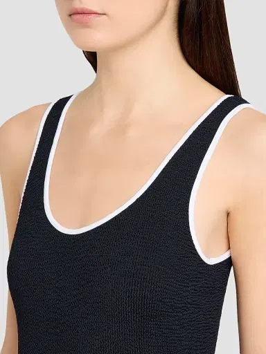 Hunza G Women's Faye One-Piece Swimsuit - Black | Thumbnail 4 Hunza G Women's Faye One-Piece Swimsuit - Black | Thumbnail 4