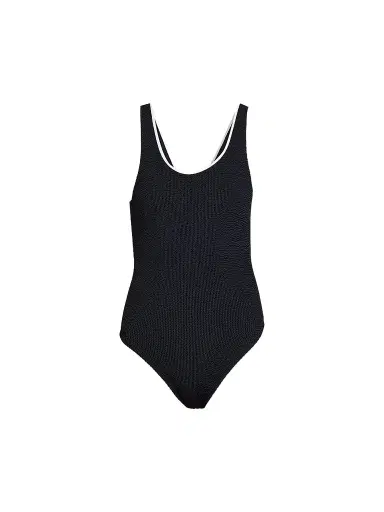 Hunza G Women's Faye One-Piece Swimsuit - Black | Thumbnail 1 Hunza G Women's Faye One-Piece Swimsuit - Black | Thumbnail 1