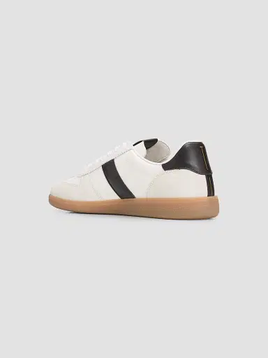 Tom Ford Men's Archer Leather Low-Top Sneaker - Optical White | Thumbnail 2 Tom Ford Men's Archer Leather Low-Top Sneaker - Optical White | Thumbnail 2