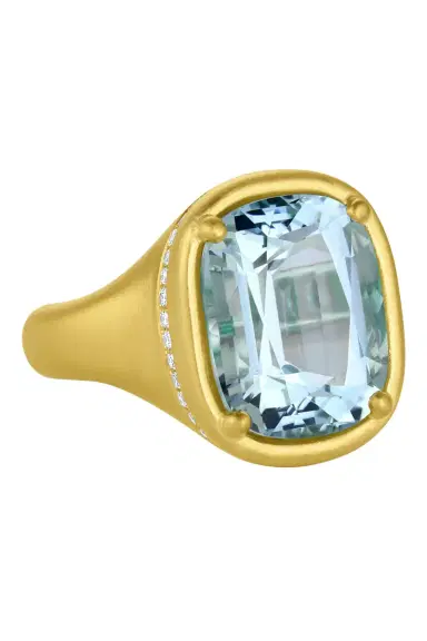 LEIGH MAXWELL Aquamarine Bijou Ring | Thumbnail 1 LEIGH MAXWELL Aquamarine Bijou Ring | Thumbnail 1