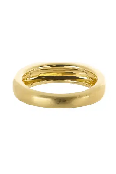 LEIGH MAXWELL Diamond Flattened Band Ring | Thumbnail 3 LEIGH MAXWELL Diamond Flattened Band Ring | Thumbnail 3