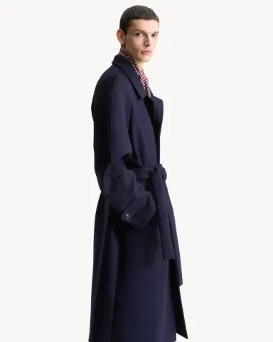 Saint Laurent Belted balmacaan in brushed wool gabardine | Thumbnail 5 Saint Laurent Belted balmacaan in brushed wool gabardine | Thumbnail 5