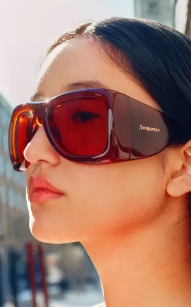 Saint Laurent Howl Mask-Frame Acetate Sunglasses | Thumbnail 3 Saint Laurent Howl Mask-Frame Acetate Sunglasses | Thumbnail 3