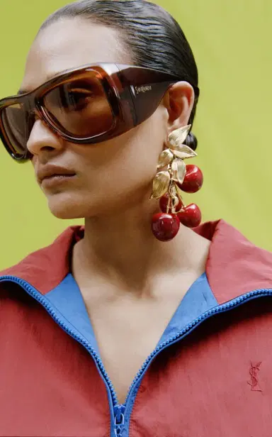 Saint Laurent Howl Mask-Frame Acetate Sunglasses | Thumbnail 8 Saint Laurent Howl Mask-Frame Acetate Sunglasses | Thumbnail 8