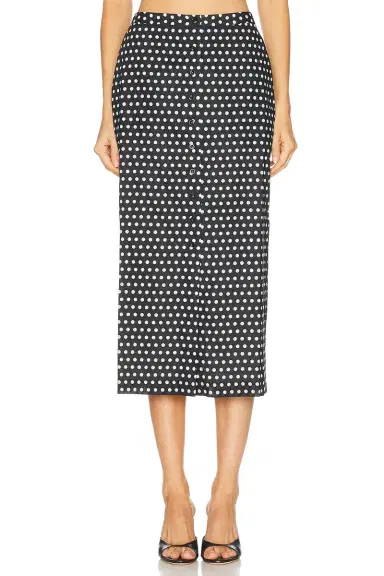 Frame The Polka Dot Skirt | Thumbnail 2 Frame The Polka Dot Skirt | Thumbnail 2
