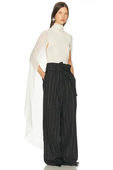 Helsa Georgette Cape Top | Thumbnail 3 Helsa Georgette Cape Top | Thumbnail 3