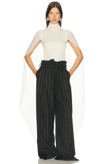 Helsa Georgette Cape Top | Thumbnail 5 Helsa Georgette Cape Top | Thumbnail 5