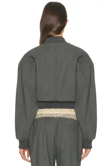 Helsa Wool Blend Bomber Jacket | Thumbnail 3 Helsa Wool Blend Bomber Jacket | Thumbnail 3