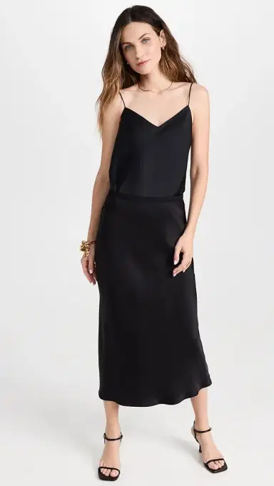 Anine Bing Bar Silk Skirt | Thumbnail 4 Anine Bing Bar Silk Skirt | Thumbnail 4