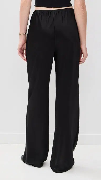 Reformation Gale Satin Mid Rise Bias Pants | Thumbnail 3 Reformation Gale Satin Mid Rise Bias Pants | Thumbnail 3