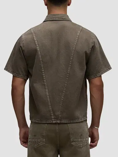 Hudson Jeans Men's Carpenter Denim Short-Sleeve Shirt - Hillside | Thumbnail 3 Hudson Jeans Men's Carpenter Denim Short-Sleeve Shirt - Hillside | Thumbnail 3