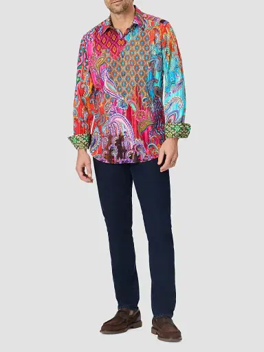 Robert Graham Men's Embellished Paisley Shirt | Thumbnail 2 Robert Graham Men's Embellished Paisley Shirt | Thumbnail 2