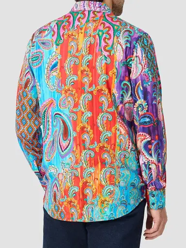 Robert Graham Men's Embellished Paisley Shirt | Thumbnail 3 Robert Graham Men's Embellished Paisley Shirt | Thumbnail 3