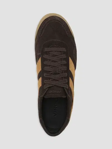 Vince Men's Bayside Jogger Suede Sneakers - Cocoa Brown Honey Brown | Thumbnail 4 Vince Men's Bayside Jogger Suede Sneakers - Cocoa Brown Honey Brown | Thumbnail 4