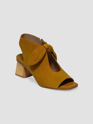 Bernardo Women's Lizzie Suede Sandal Booties - Ginger | Thumbnail 2 Bernardo Women's Lizzie Suede Sandal Booties - Ginger | Thumbnail 2