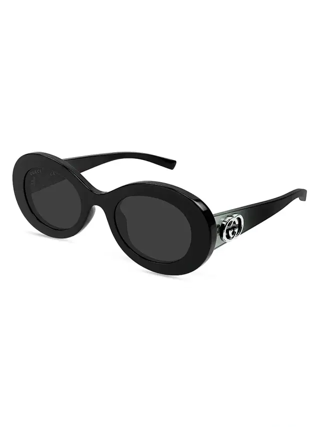Women's Montecarlo 51MM Oval Sunglasses - Black Women's Montecarlo 51MM Oval Sunglasses - Black