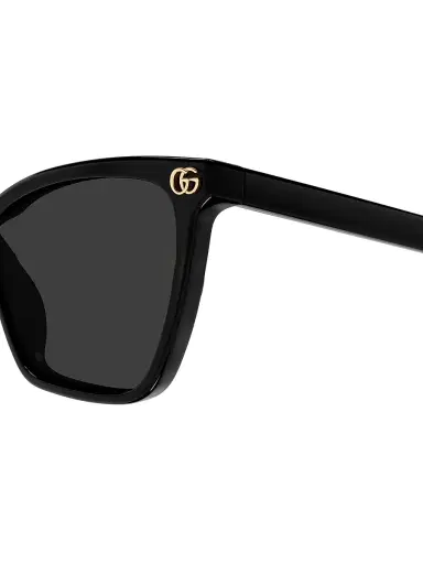 Gucci Women's 56MM Tortoiseshell Cat-Eye Sunglasses - Black | Thumbnail 3 Gucci Women's 56MM Tortoiseshell Cat-Eye Sunglasses - Black | Thumbnail 3