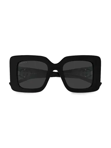 Gucci Women's Montecarlo 49MM Square Sunglasses - Black | Thumbnail 2 Gucci Women's Montecarlo 49MM Square Sunglasses - Black | Thumbnail 2