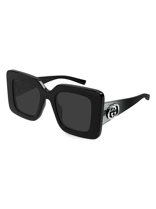 Women's Montecarlo 49MM Square Sunglasses - Black Women's Montecarlo 49MM Square Sunglasses - Black