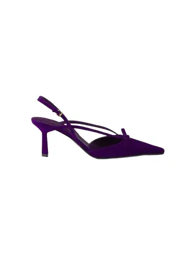 Prada Women's Suede Slingback Pumps | Thumbnail 1 Prada Women's Suede Slingback Pumps | Thumbnail 1