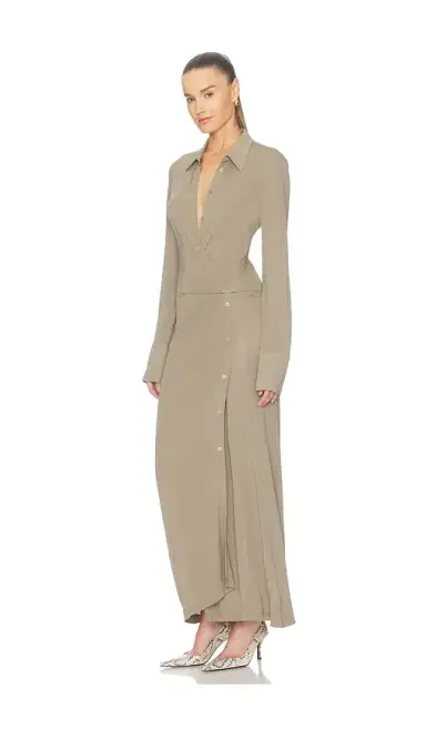 Helmut Lang Twisted Shirt Dress | Thumbnail 2 Helmut Lang Twisted Shirt Dress | Thumbnail 2