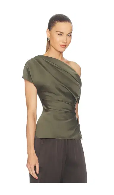 SIMKHAI Phoebe Draped Top | Thumbnail 2 SIMKHAI Phoebe Draped Top | Thumbnail 2