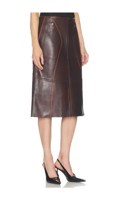 Helmut Lang Leather Saddle Skirt | Thumbnail 2 Helmut Lang Leather Saddle Skirt | Thumbnail 2