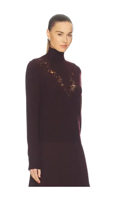 Zimmermann Valiant Merino Lace Turtleneck | Thumbnail 2 Zimmermann Valiant Merino Lace Turtleneck | Thumbnail 2