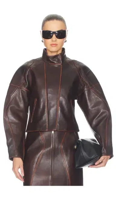 Helmut Lang Leather Saddle Jacket | Thumbnail 1 Helmut Lang Leather Saddle Jacket | Thumbnail 1