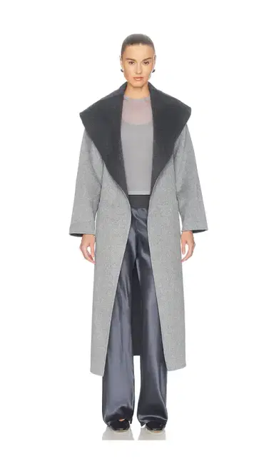 SIMKHAI Allura Reversible Belted Coat | Thumbnail 2 SIMKHAI Allura Reversible Belted Coat | Thumbnail 2