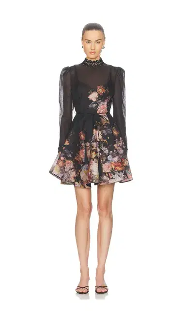 Zimmermann Valiant Embellish Mini Dress | Thumbnail 1 Zimmermann Valiant Embellish Mini Dress | Thumbnail 1