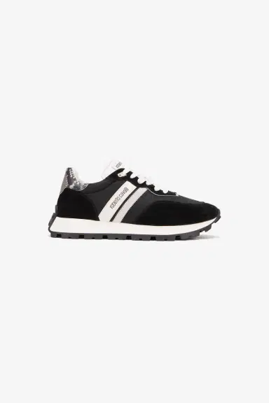 Roberto Cavalli Black Sneakers With RC Logo | Thumbnail 2 Roberto Cavalli Black Sneakers With RC Logo | Thumbnail 2