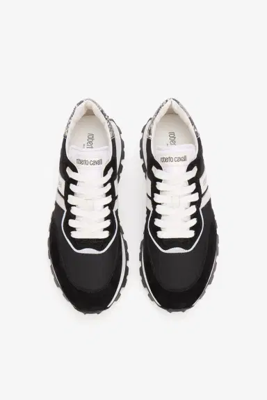 Roberto Cavalli Black Sneakers With RC Logo | Thumbnail 4 Roberto Cavalli Black Sneakers With RC Logo | Thumbnail 4