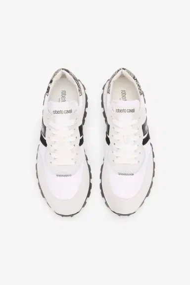 Roberto Cavalli White Sneakers With RC Logo | Thumbnail 4 Roberto Cavalli White Sneakers With RC Logo | Thumbnail 4