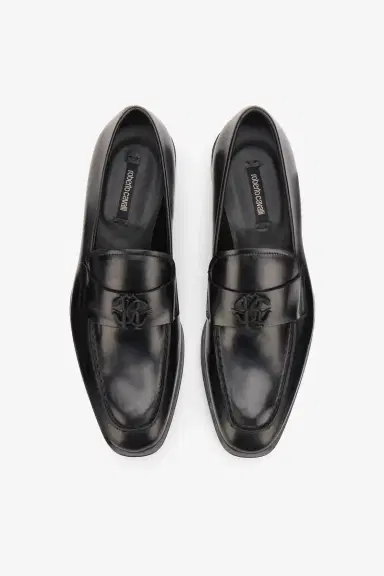 Roberto Cavalli Black Classic Loafer | Thumbnail 4 Roberto Cavalli Black Classic Loafer | Thumbnail 4