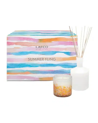 LAFCO New York Summer Fling White Grapefruit Classic Candle & Diffuser Duo | Thumbnail 1 LAFCO New York Summer Fling White Grapefruit Classic Candle & Diffuser Duo | Thumbnail 1